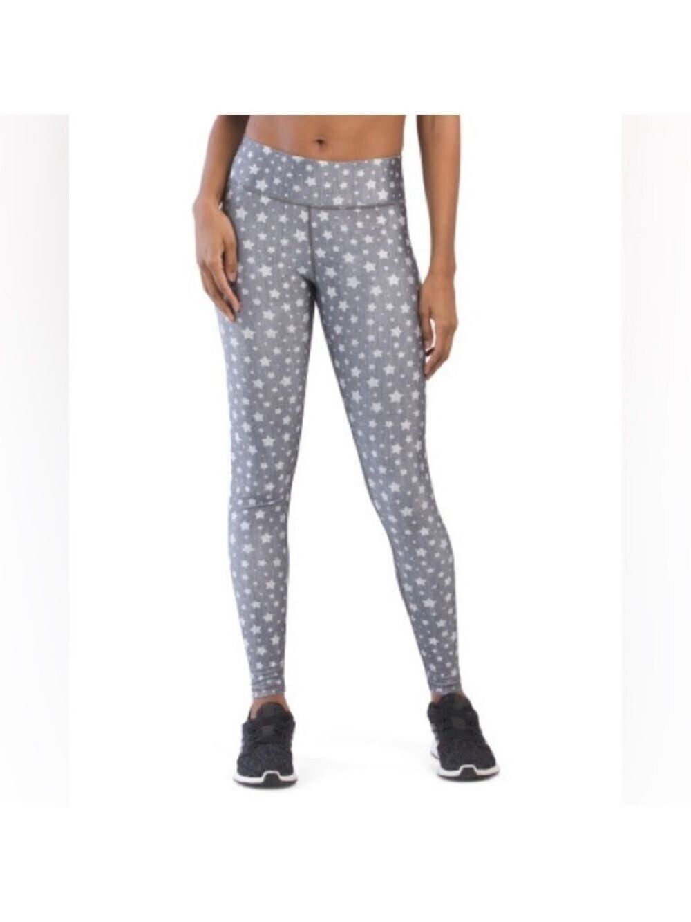 Terez Star Print Ankle Leggings Size Large NWT